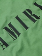 AMIRI - Logo-Print Cotton-Jersey T-Shirt - Green