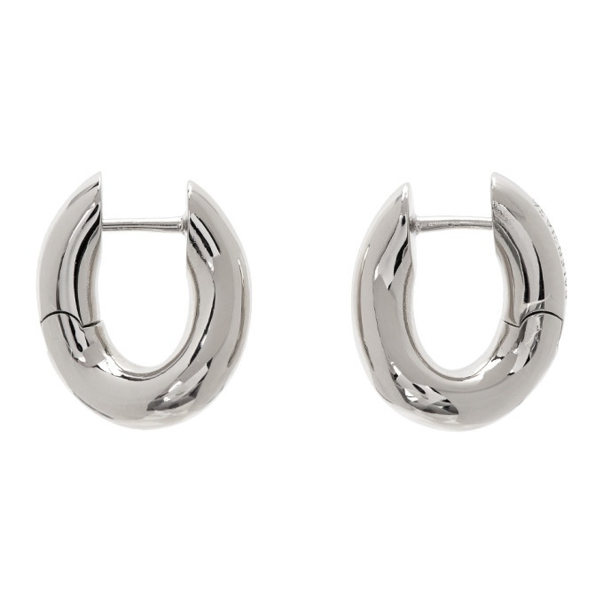 Photo: Balenciaga Silver Loop Earrings