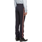 Calvin Klein 205W39NYC Navy Uniform Stripe Trousers