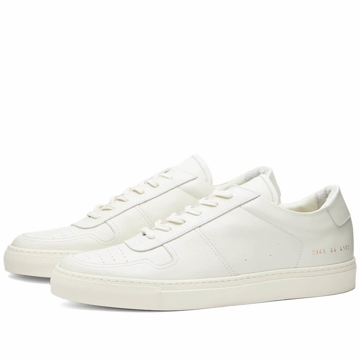 Photo: Common Projects Men's Bball Low Bumpy Sneakers in White