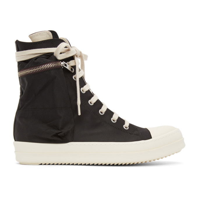 Photo: Rick Owens Drkshdw Black Cargo High Sneakers