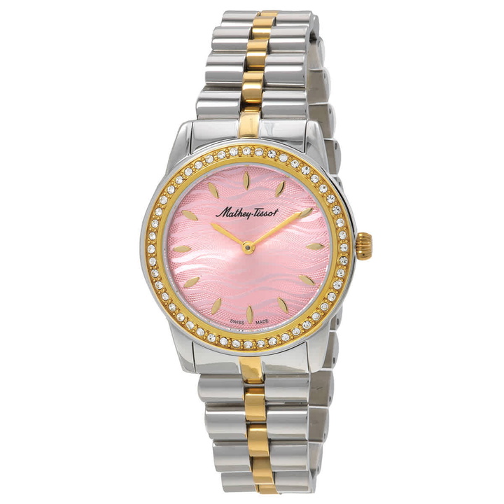 Photo: Mathey-Tissot Artemis Quartz Pink Dial Ladies Watch D10860BQYPK