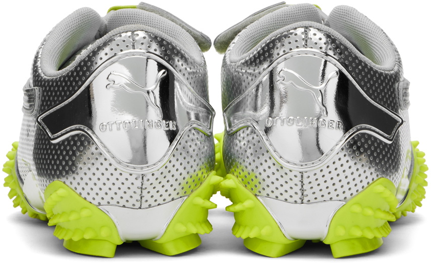 Ottolinger Silver & Green Puma Edition Mostro Lo Sneakers