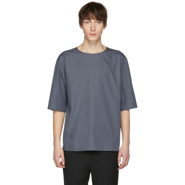 Photo: Lemaire Grey Poplin T-Shirt