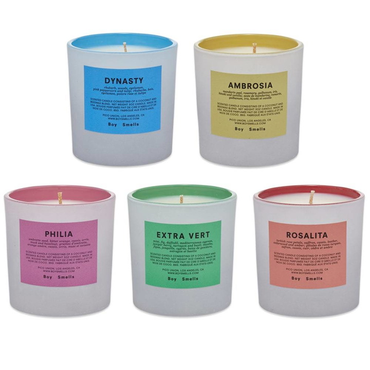 Photo: Boy Smells Limited Edition Pride Quintet Scented Candle Set