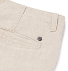 NN07 - Simon Tapered Linen Trousers - Ecru