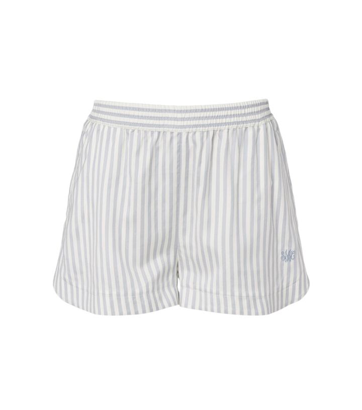 Photo: Stella McCartney Silk and wool striped shorts