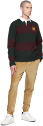 Polo Ralph Lauren Green & Red Embroidered Sweater