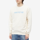 Foret Men's Spur Crew Sweat in Cloud/Ocean