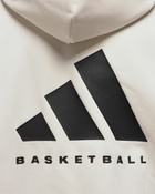 Adidas Basketball Hoodie White - Mens - Hoodies