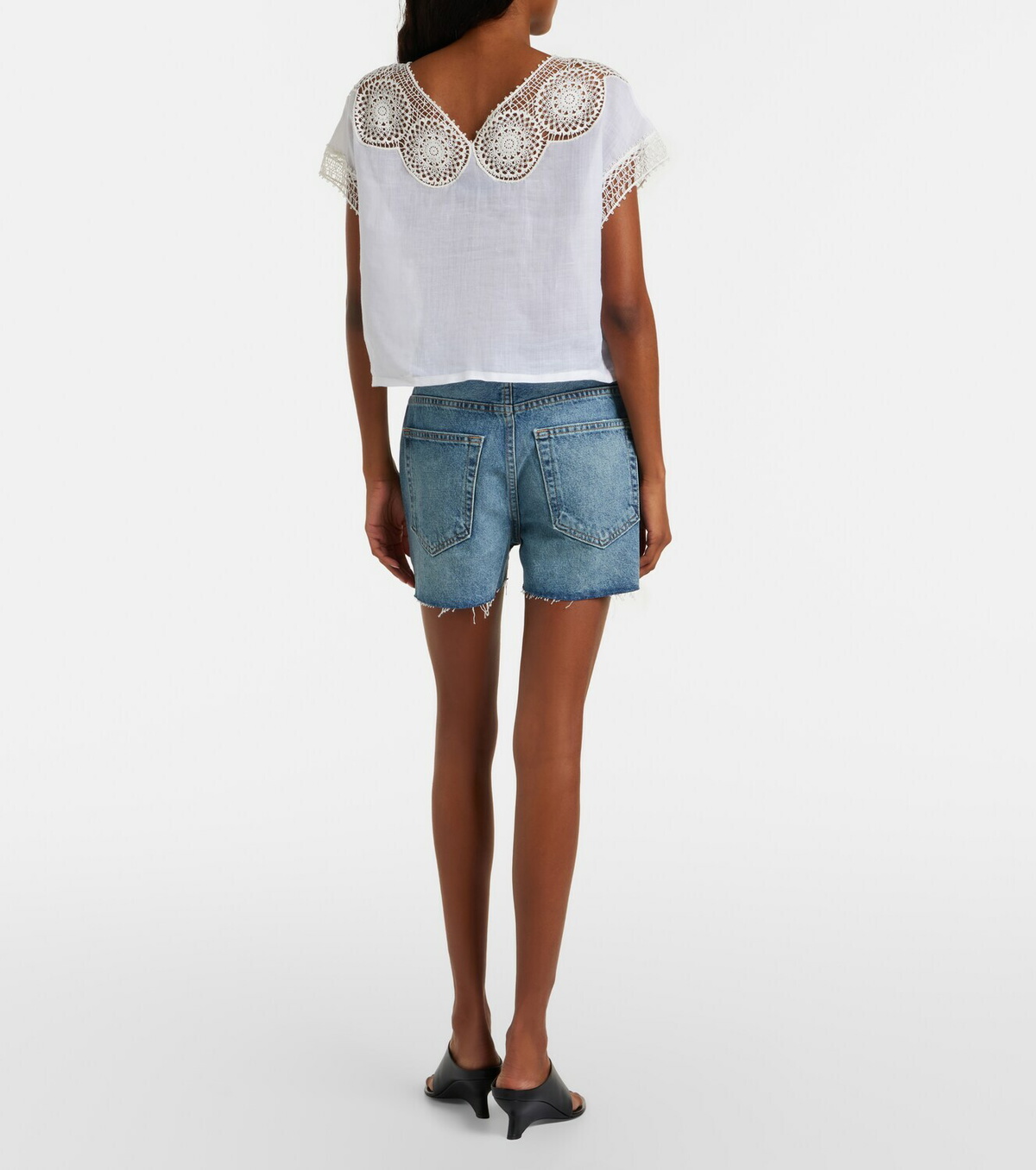 Nili Lotan Cobain denim shorts