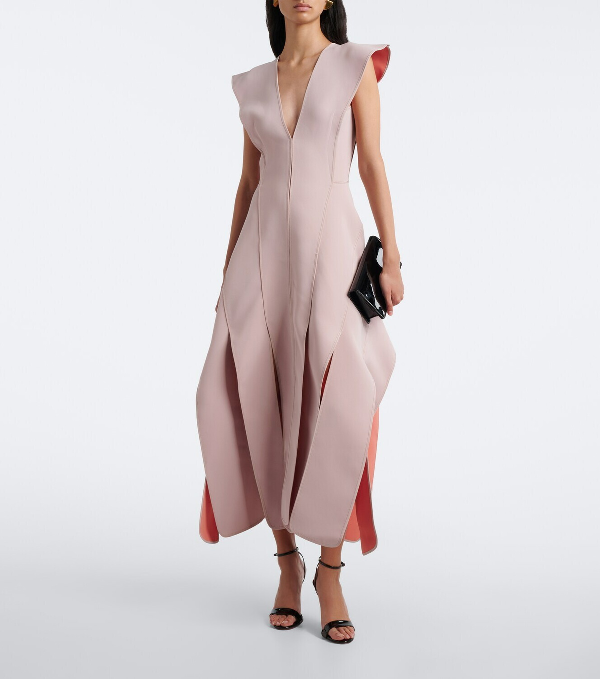 Maticevski Merit paneled maxi dress