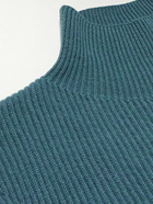 TOM FORD - Ribbed Cashmere Rollneck Sweater - Green