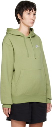 Nike Green Sportswear Club Hoodie