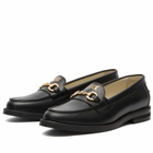 Duke + Dexter Women's Wilde Good Luck Bit Loafer in Black