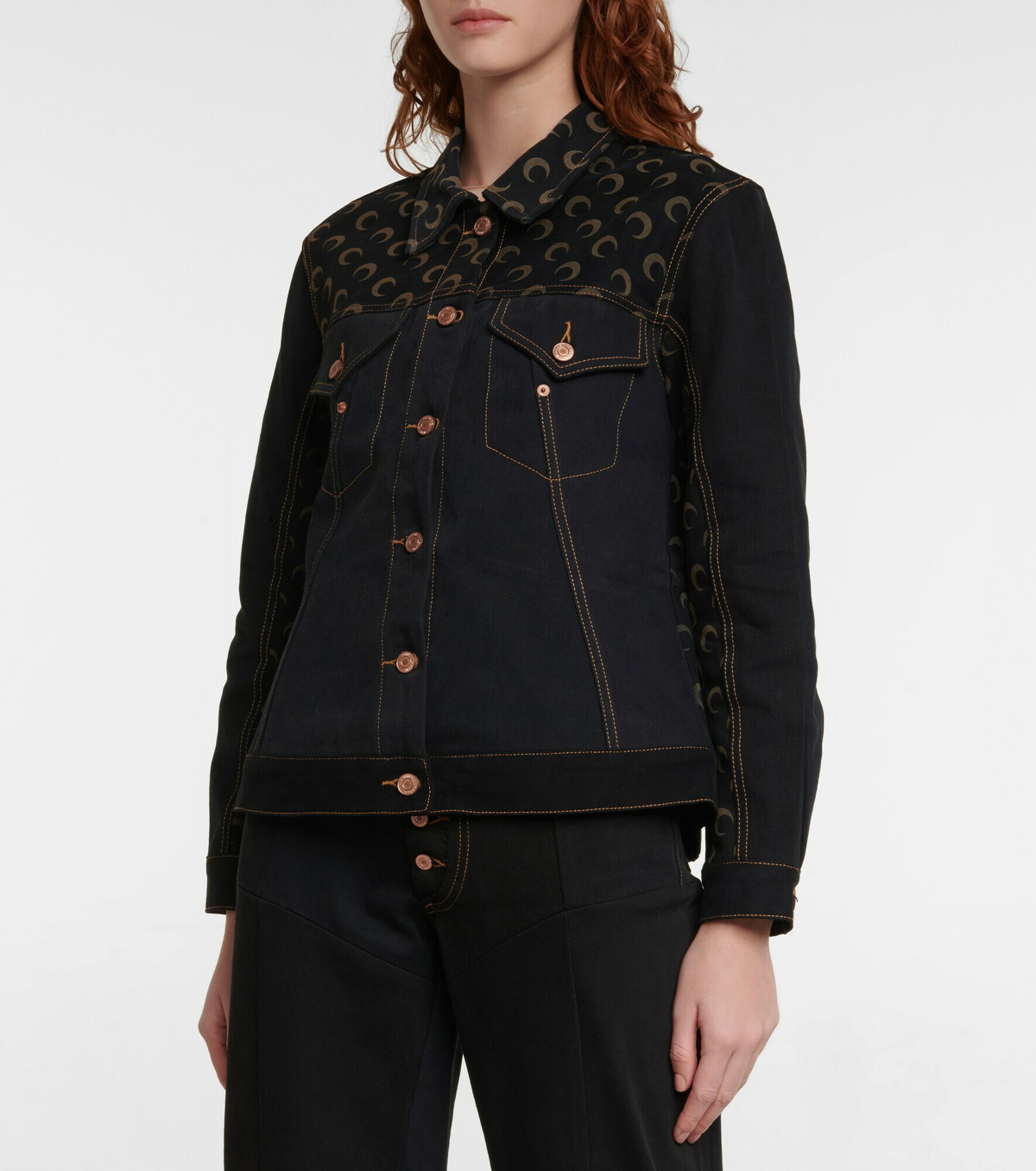 Marine Serre - Moon Denim jacket Marine Serre