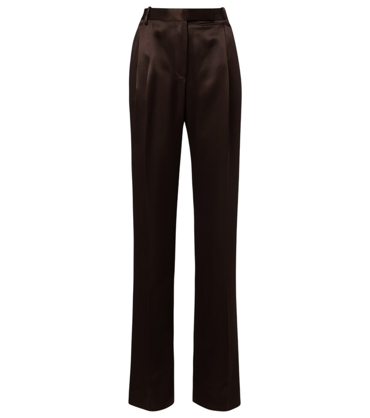 Photo: Tom Ford Pleated silk straight pants