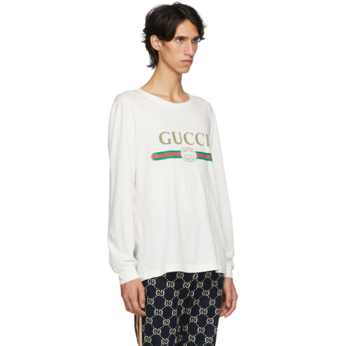 Gucci White Logo T-Shirt Gucci