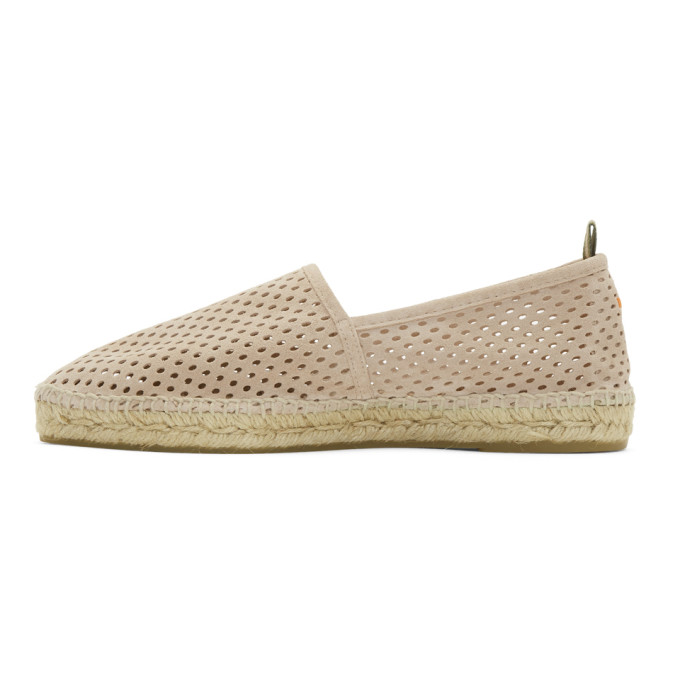 Castaner Beige Perforated Pablo Espadrilles Castaner