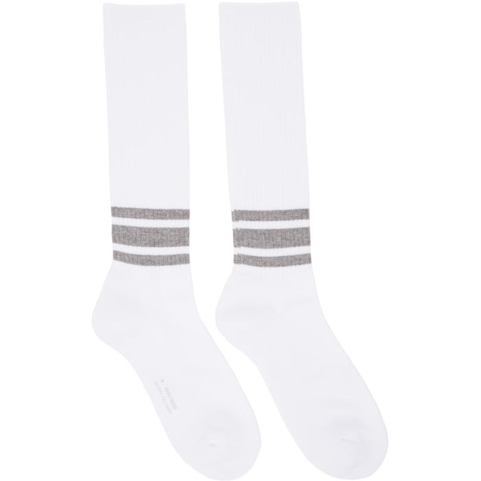 Photo: N.Hoolywood White Stripe Socks 