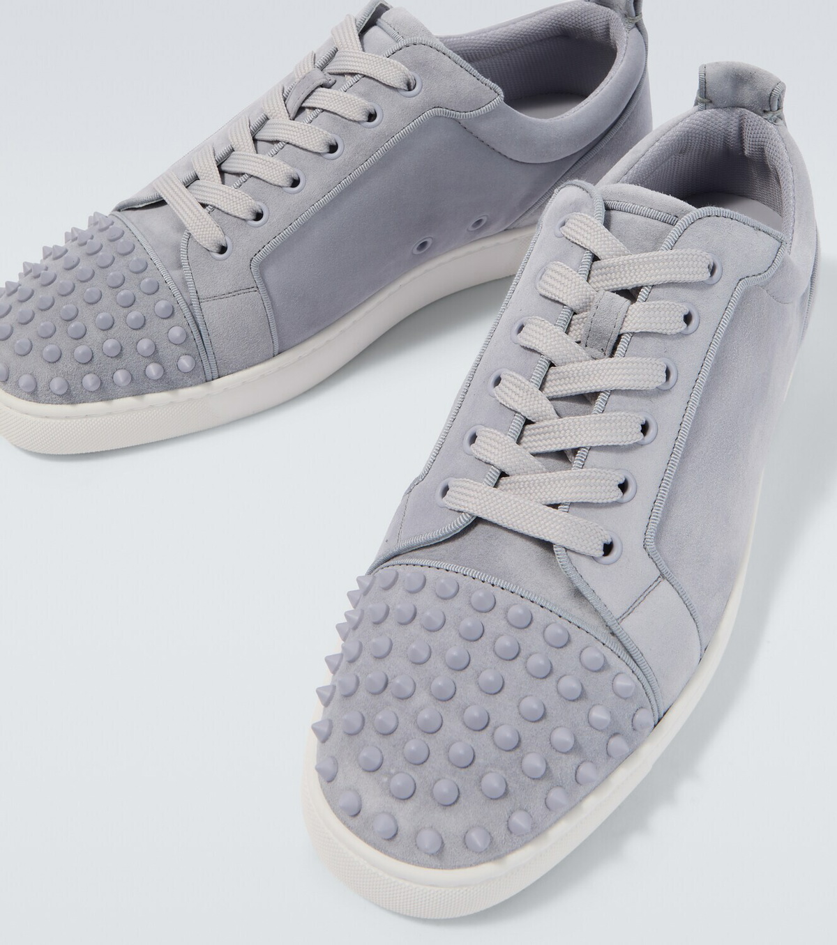 Christian Louboutin Louis Junior Spikes suede sneakers
