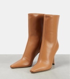 Jimmy Choo Agathe 100 leather ankle boots