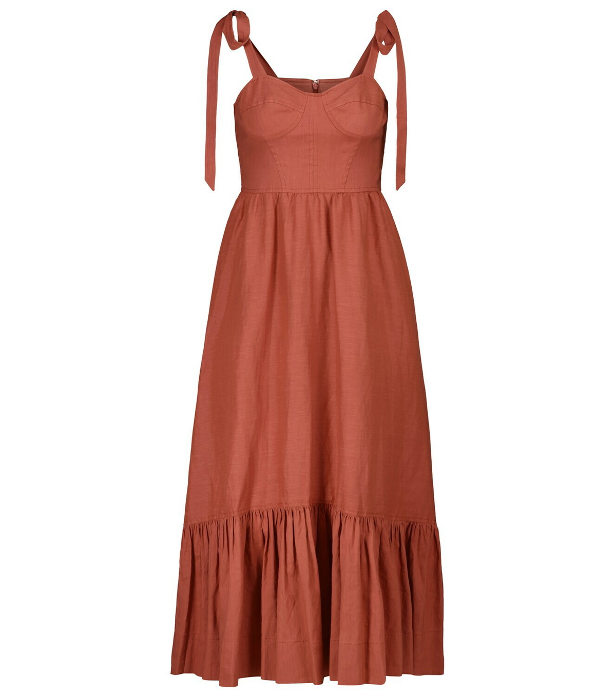 knee length dresses for ladies for Love & Lemons Georgia Gingham Midi Dress | Plaid/Black | Size XXS main image 1