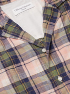 OFFICINE GÉNÉRALE - Eren Camp-Collar Checked Cotton-Blend Shirt - Multi