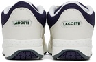 Lacoste Off-White & Navy Aceline 96 Sneakers