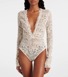 Alexandra Miro Ariella sheer lace bodysuit