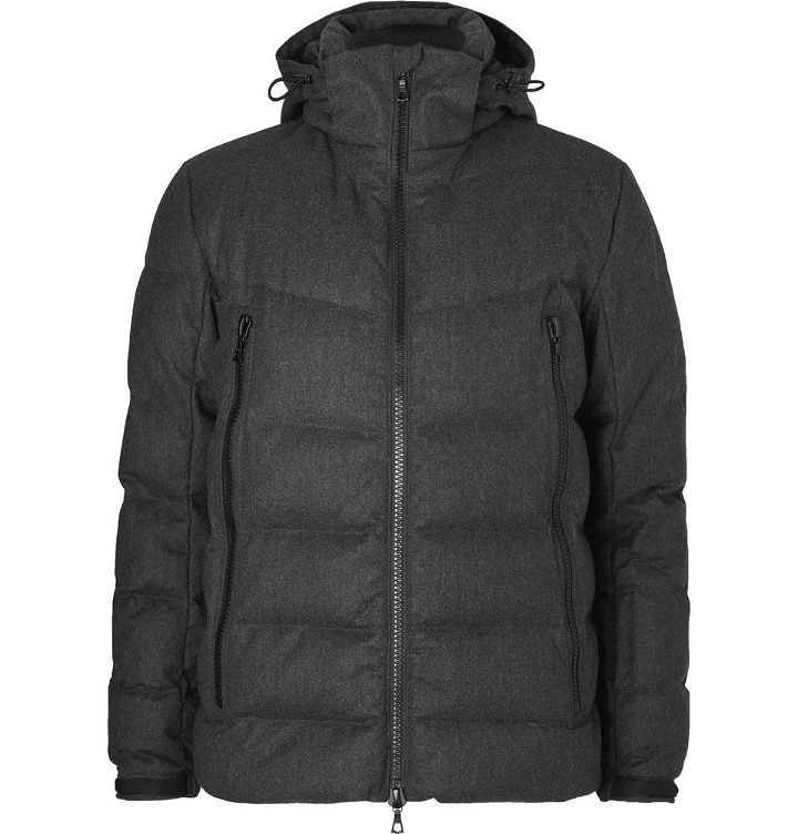 Photo: Officine Generale - Quilted Hooded Down Ski Jacket - Men - Gray