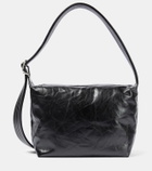 Jil Sander Large faux leather shoulder bag