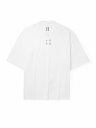 DRKSHDW by Rick Owens - Tommy Oversized Embellished Cotton-Jersey T-Shirt