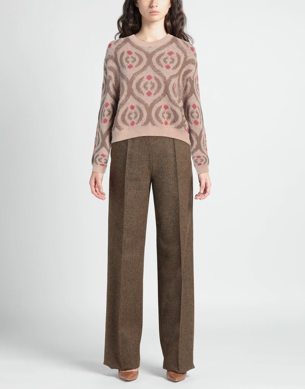 Alessia Santi Womens Sweater Blush
