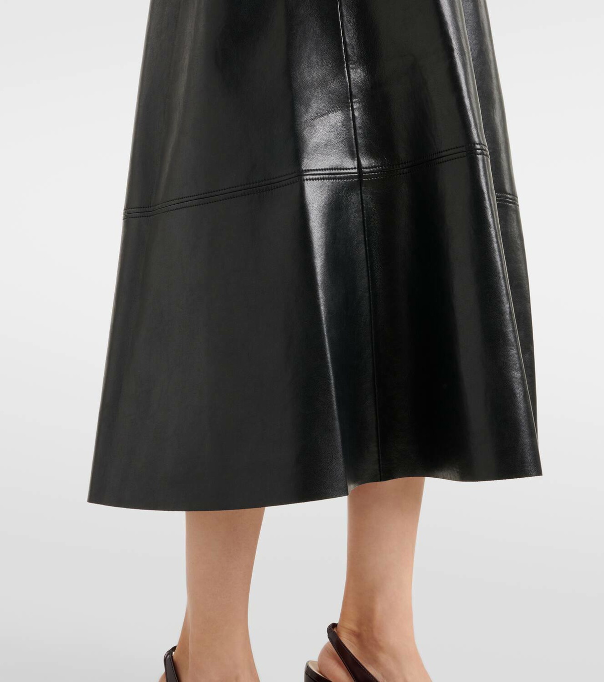 Citizens of Humanity Cassia faux leather midi skirt