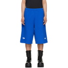 Balenciaga Blue 3B Football Shorts