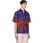 MSGM Black and Purple Logo Shirt