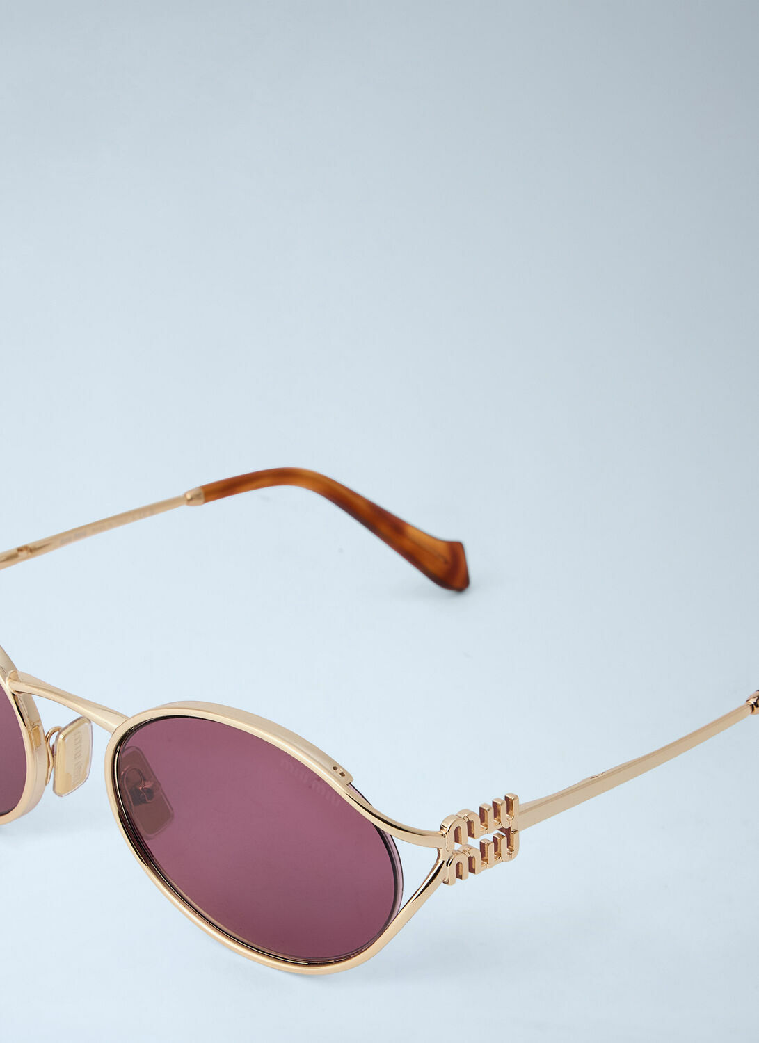 Miu Miu MU 52YS Oval Sunglasses