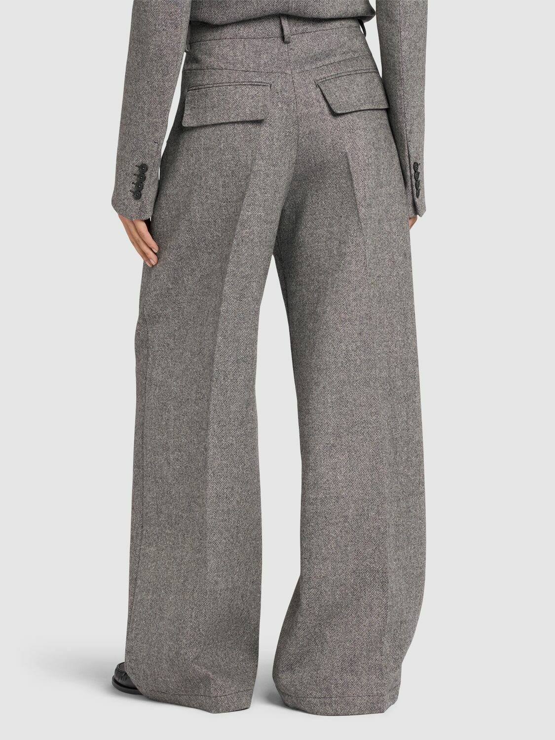 WYM LIDNM（ウィム バイ リドム）の「TWEED BAGGY SLACKS