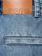 MSGM - Cotton Denim Cargo Jeans
