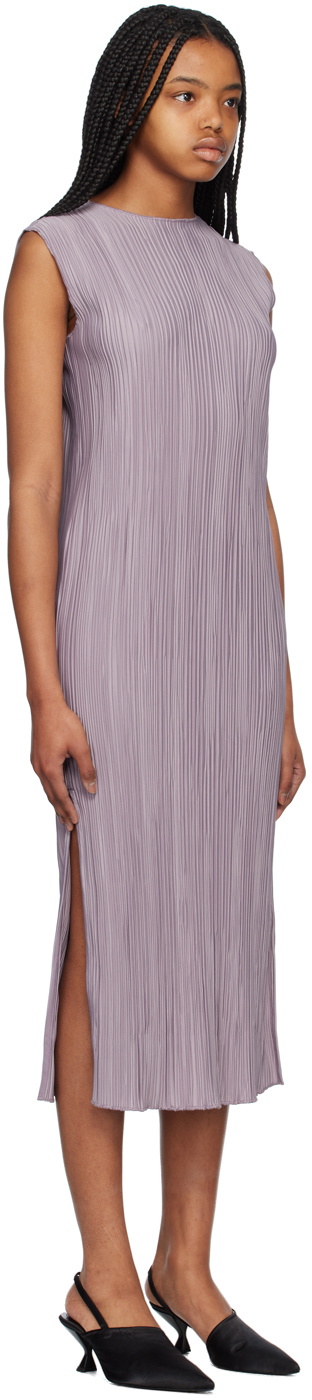 ANINE BING Purple Melanie Midi Dress