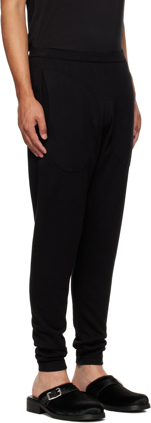 Label Under Construction Black Perforated Lounge Pants