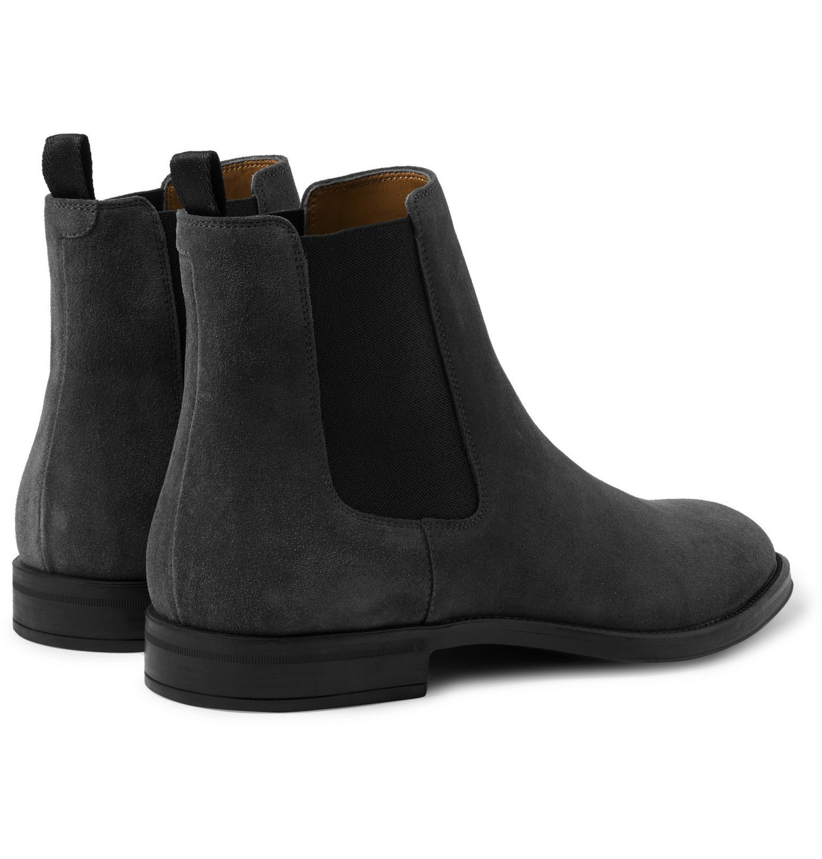 Hugo Boss - Coventry Suede Chelsea Boots - Gray Hugo