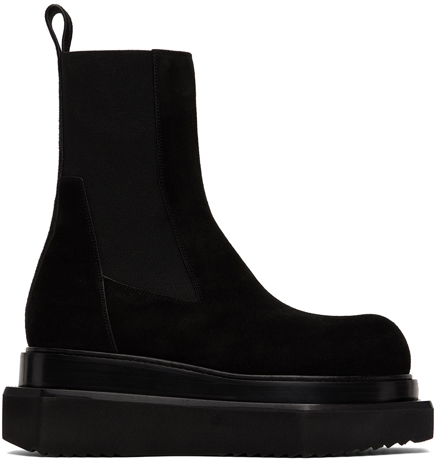 Rick Owens Black Beatle Turbo Cyclops Boots