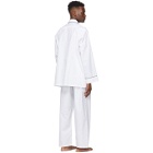Paul Stuart White Cotton Broadcloth Pyjama Set