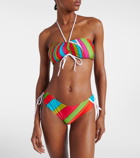 Pucci Iride printed bandeau bikini top