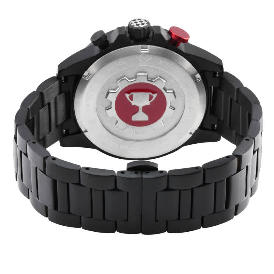 GV2 by Gevril Scuderia Black Dial Mens Watch 9925B