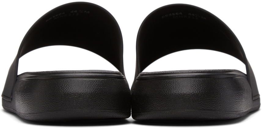 【Alexander McQUEEN】Pool Slide/追跡+関税+全国送料込み Alexander McQueen Black Pool Slides Alexander McQueen