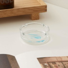 Houseplant by Seth Rogen Glass Ashtray - Paper Airplane in Clear 