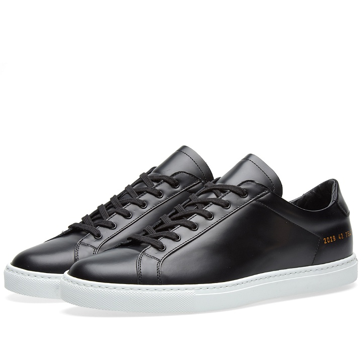 Photo: Common Projects Retro Low Boxed Leather